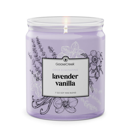 Lavender Vanilla Odor Eliminating 7oz Single Wick Candle