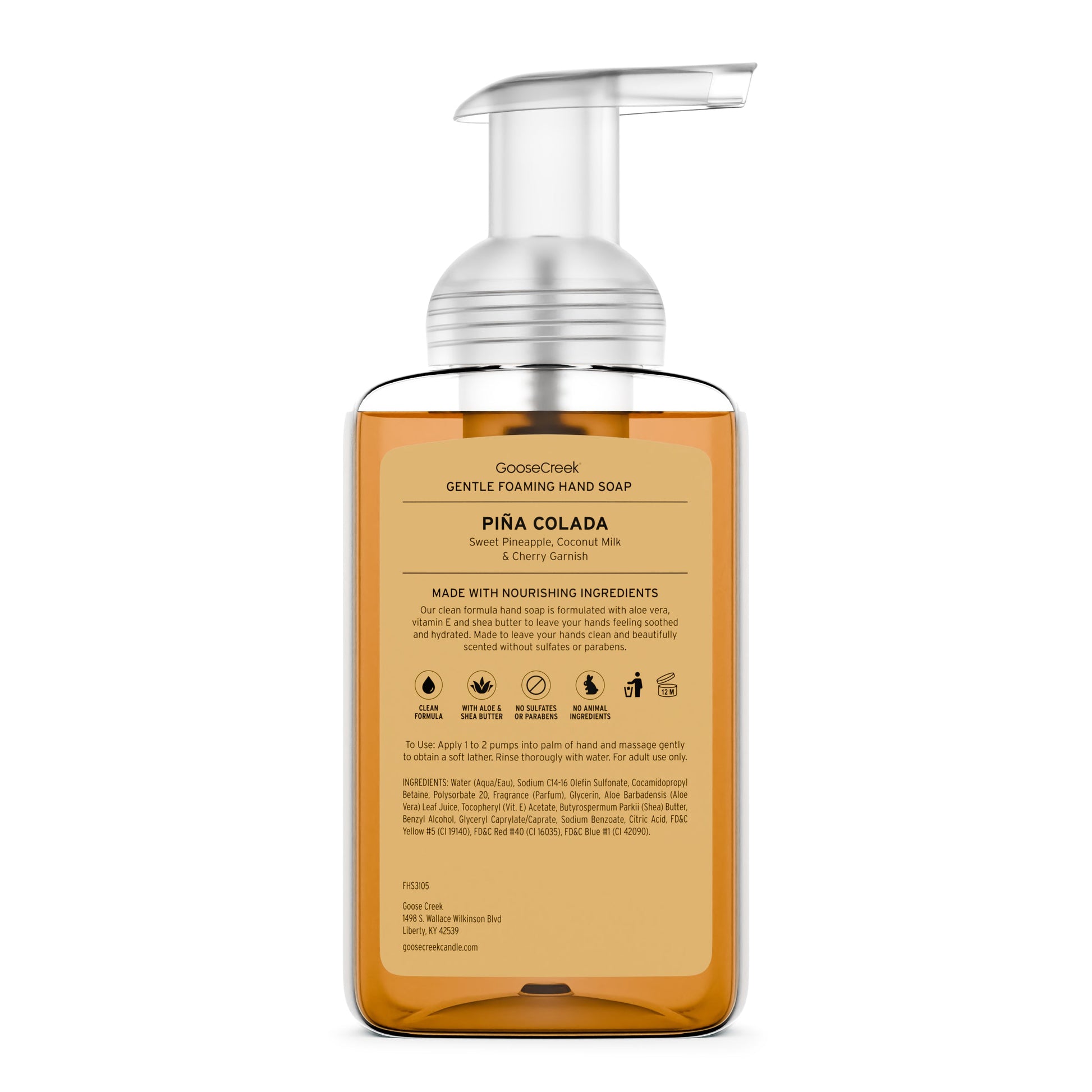 Pina Colada Lush Foaming Hand Soap