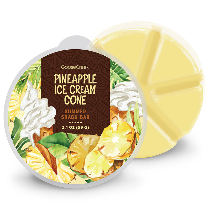 Pineapple Ice Cream Cone  Wax Melt