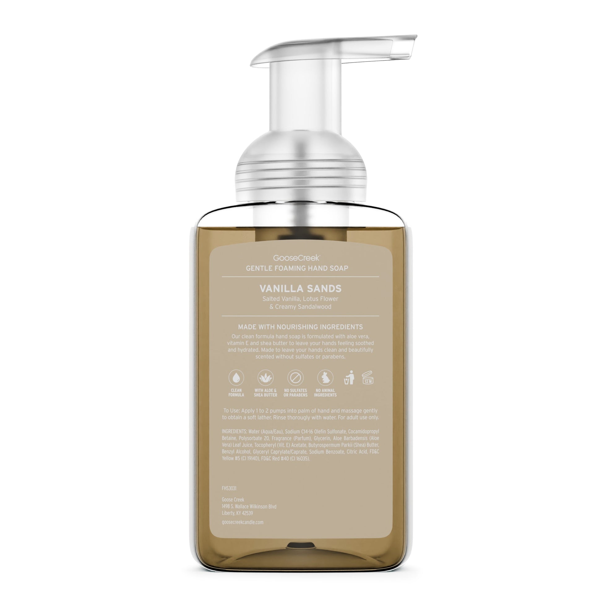 Vanilla Sands Lush Foaming Hand Soap